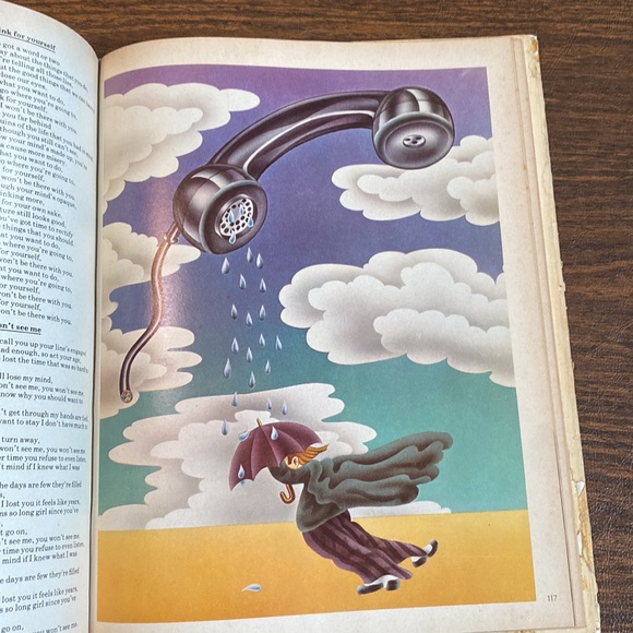 Vintage 1969 Beatles Illustrated Lyrics Book. 1st American Ed w Dust Jacket - Picture 8 of 12